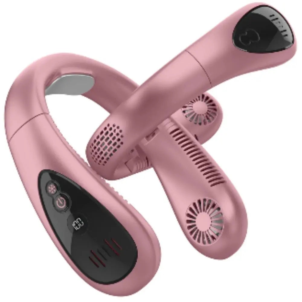 Foldable Neck Fan with Cooling Chip ChillBreezes