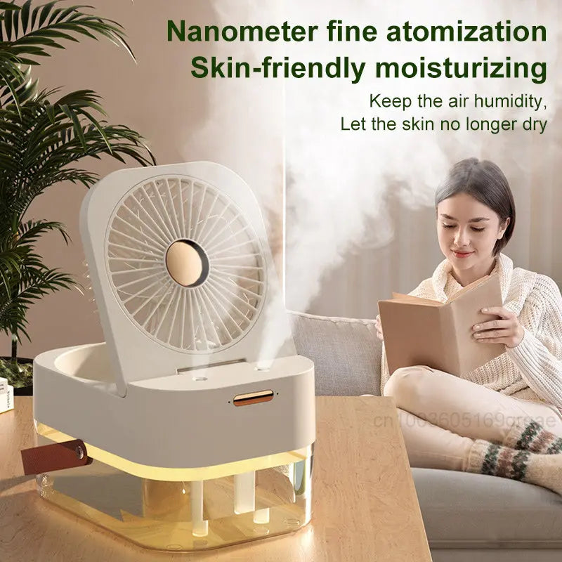 3-in-1 Humidifier Fan & Night Light ChillBreezes