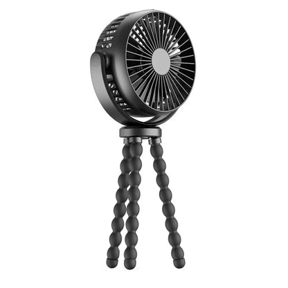 Flexible Stroller Fan — 5200mAh Baby Safe Bladeless Cooling ChillBreezes
