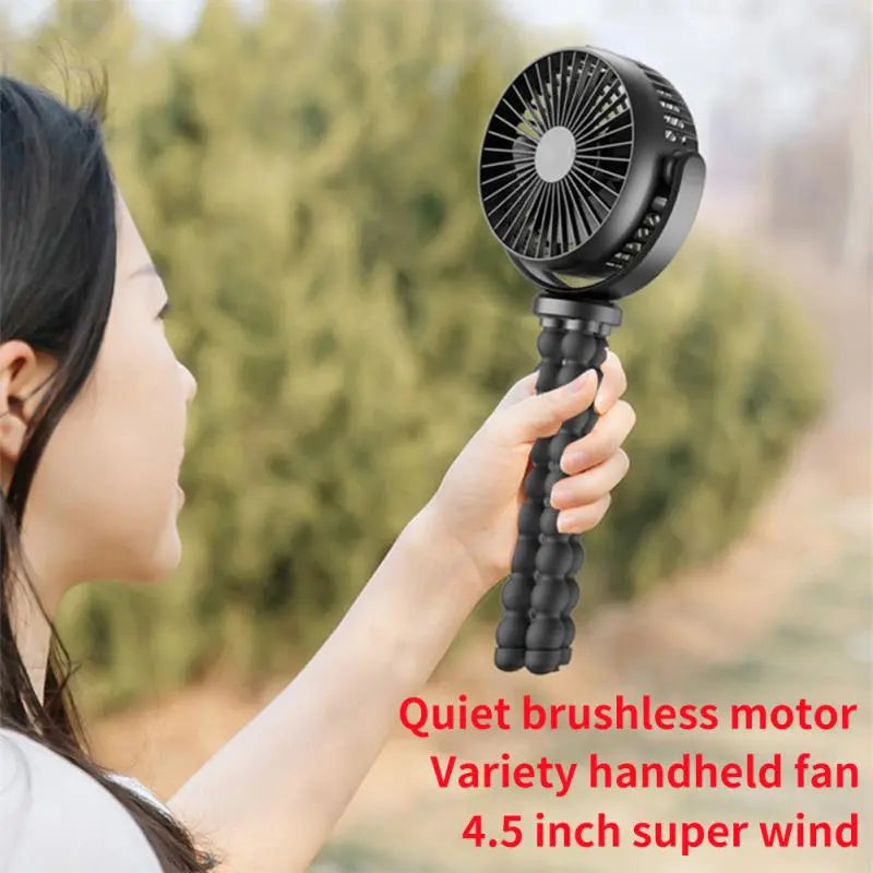 Flexible Stroller Fan — 5200mAh Baby Safe Bladeless Cooling ChillBreezes