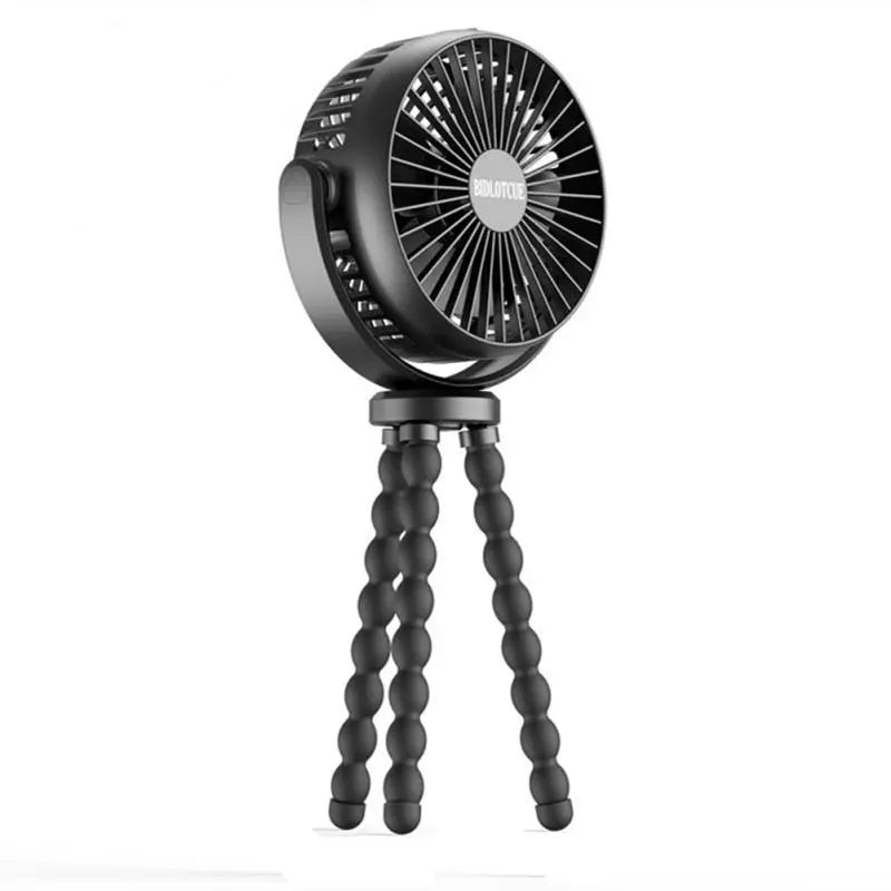 Flexible Stroller Fan — 5200mAh Baby Safe Bladeless Cooling ChillBreezes
