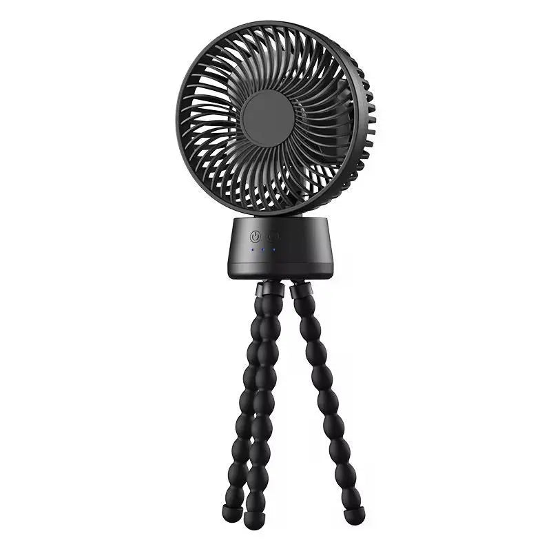 Flexible Stroller Fan — 5200mAh Baby Safe Bladeless Cooling ChillBreezes