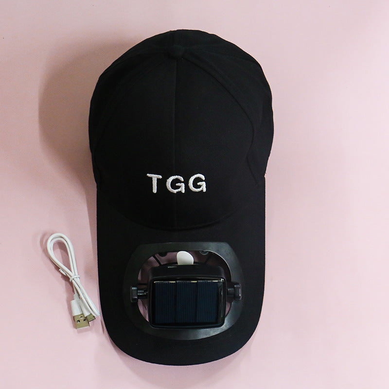 Solar Charging Sun Hat with Fan
