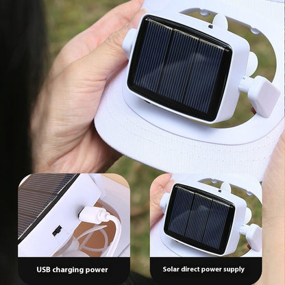 Solar Charging Sun Hat with Fan
