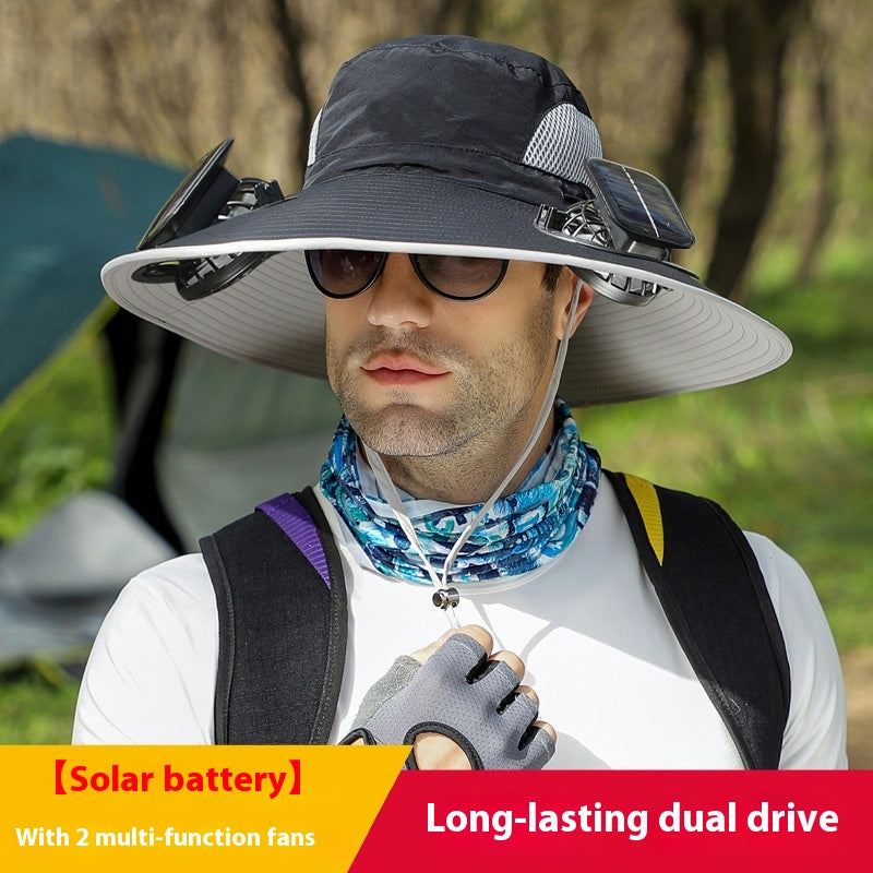 Solar Fan Hat
