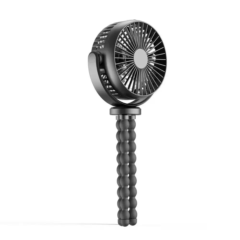 Flexible Stroller Fan — 5200mAh Baby Safe Bladeless Cooling ChillBreezes