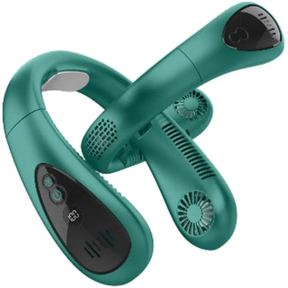 Foldable Neck Fan with Cooling Chip ChillBreezes
