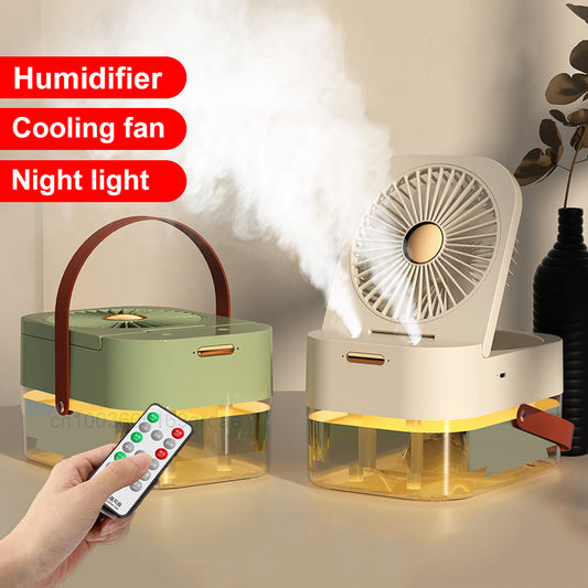 3-in-1 Humidifier Fan & Night Light