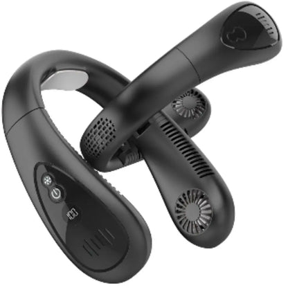 Foldable Neck Fan with Cooling Chip ChillBreezes