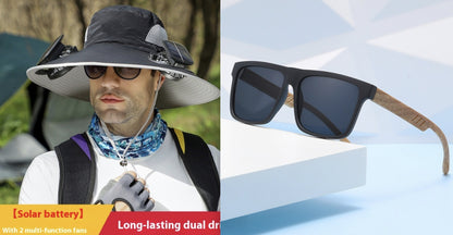 Solar Fan Hat