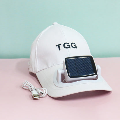 Solar Charging Sun Hat with Fan