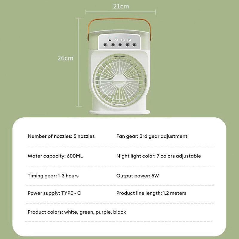 5-Speed Mist Air Cooler